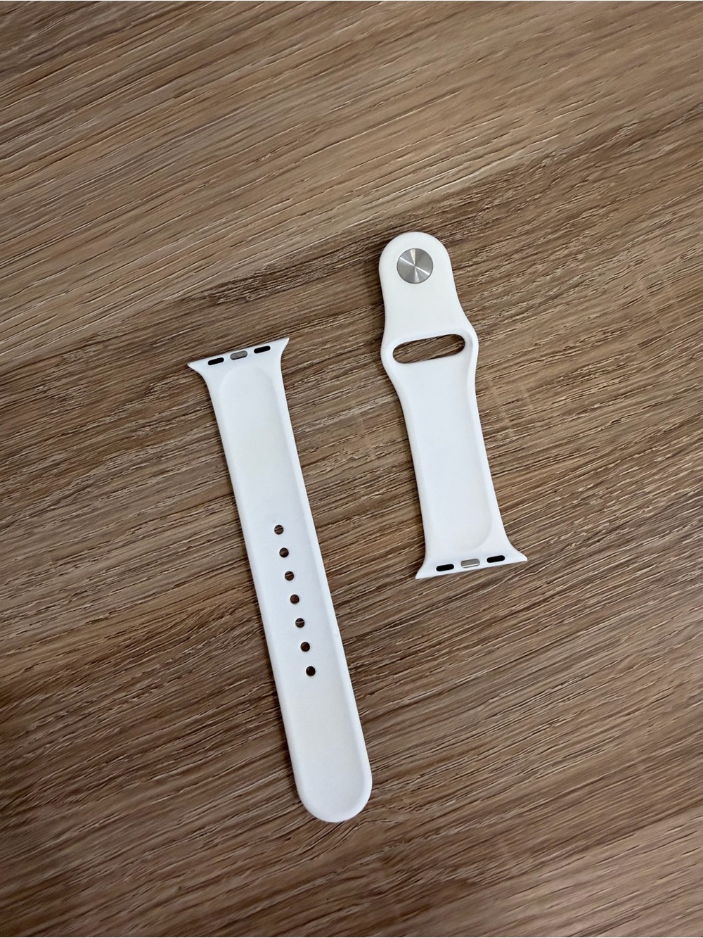 White Silicone Smartwatch Band Replacement - Compatible Fit with SE